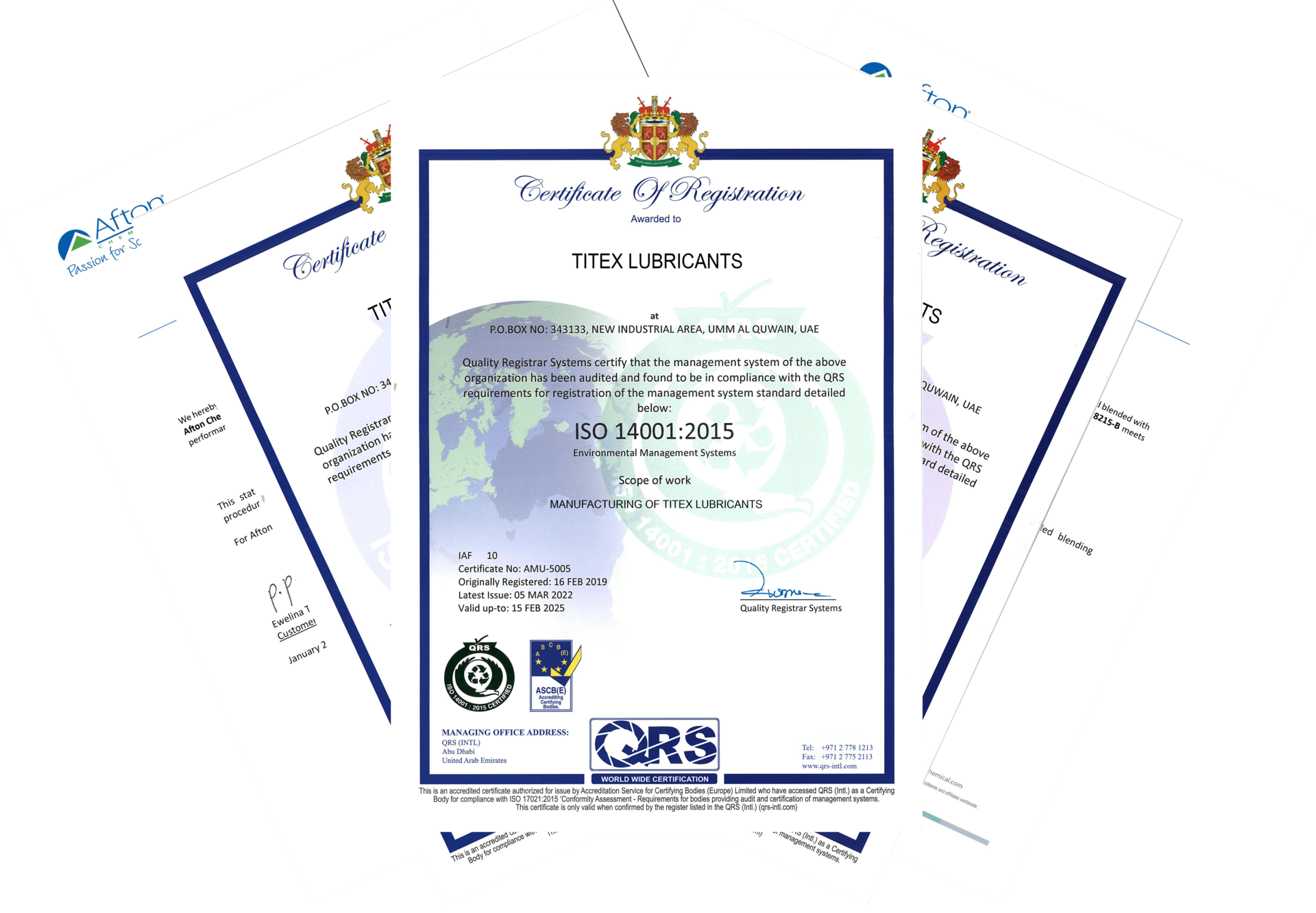 certificates